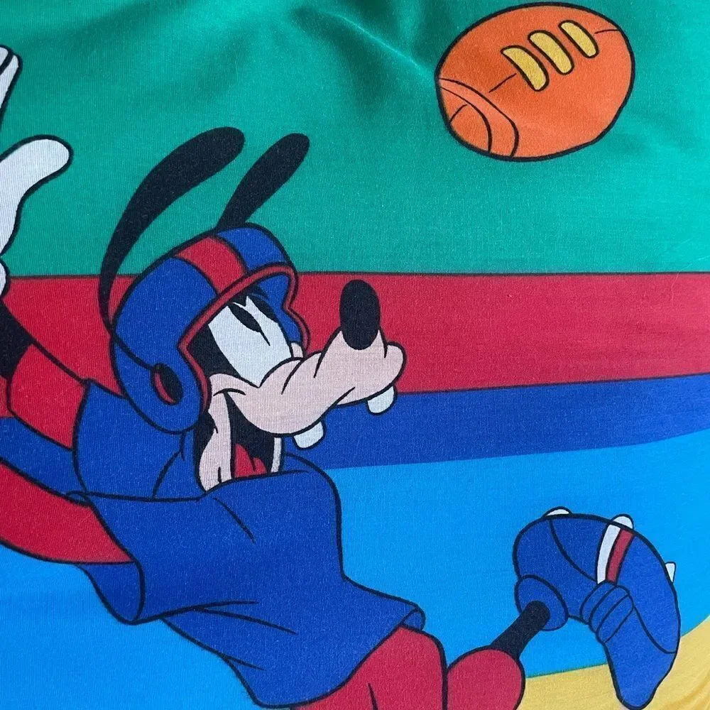 Disney Vintage Goofy Mickey Sports Themed Pillows 18x18!